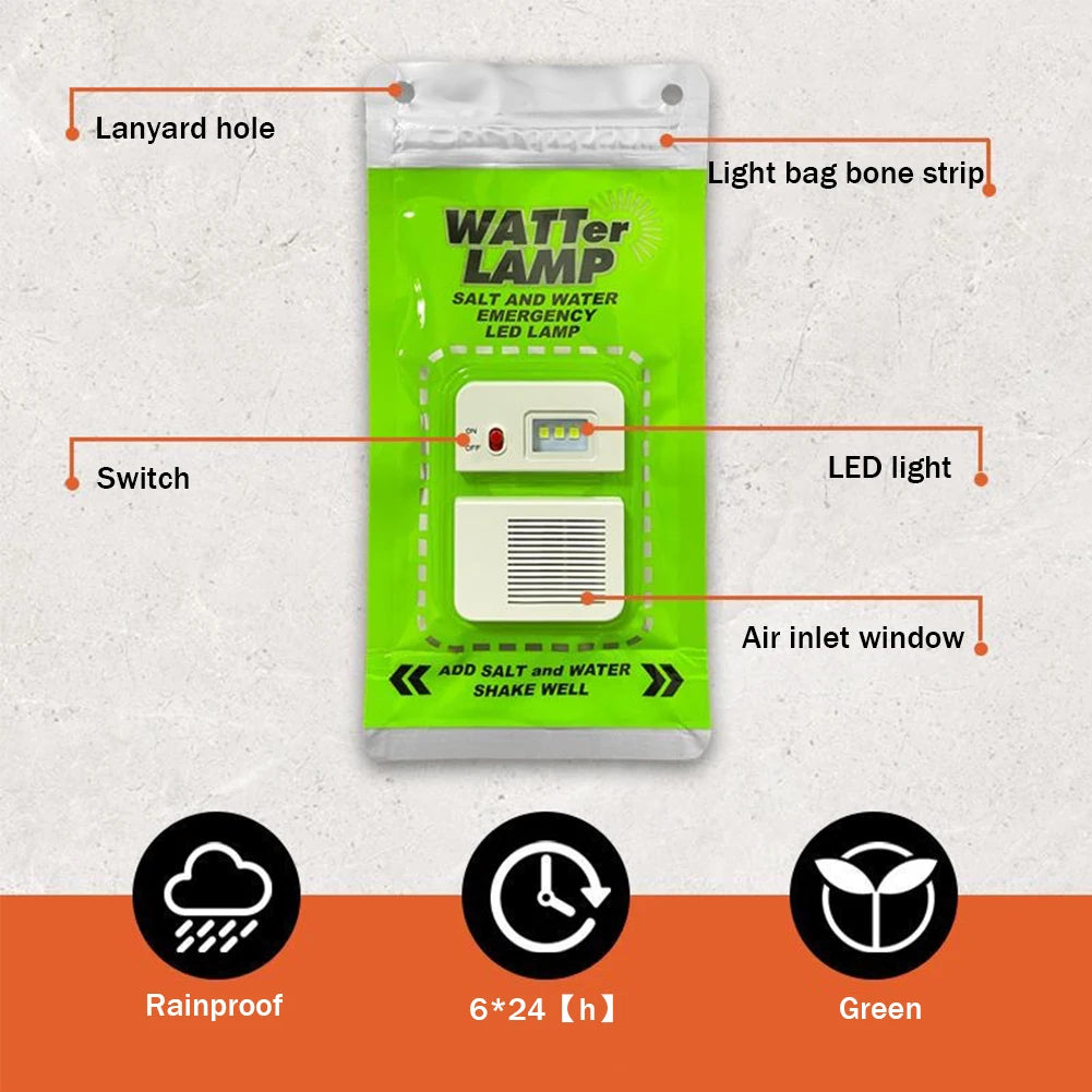 Salt Water Emergency Survival Lantern