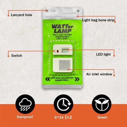 Salt Water Emergency Survival Lantern