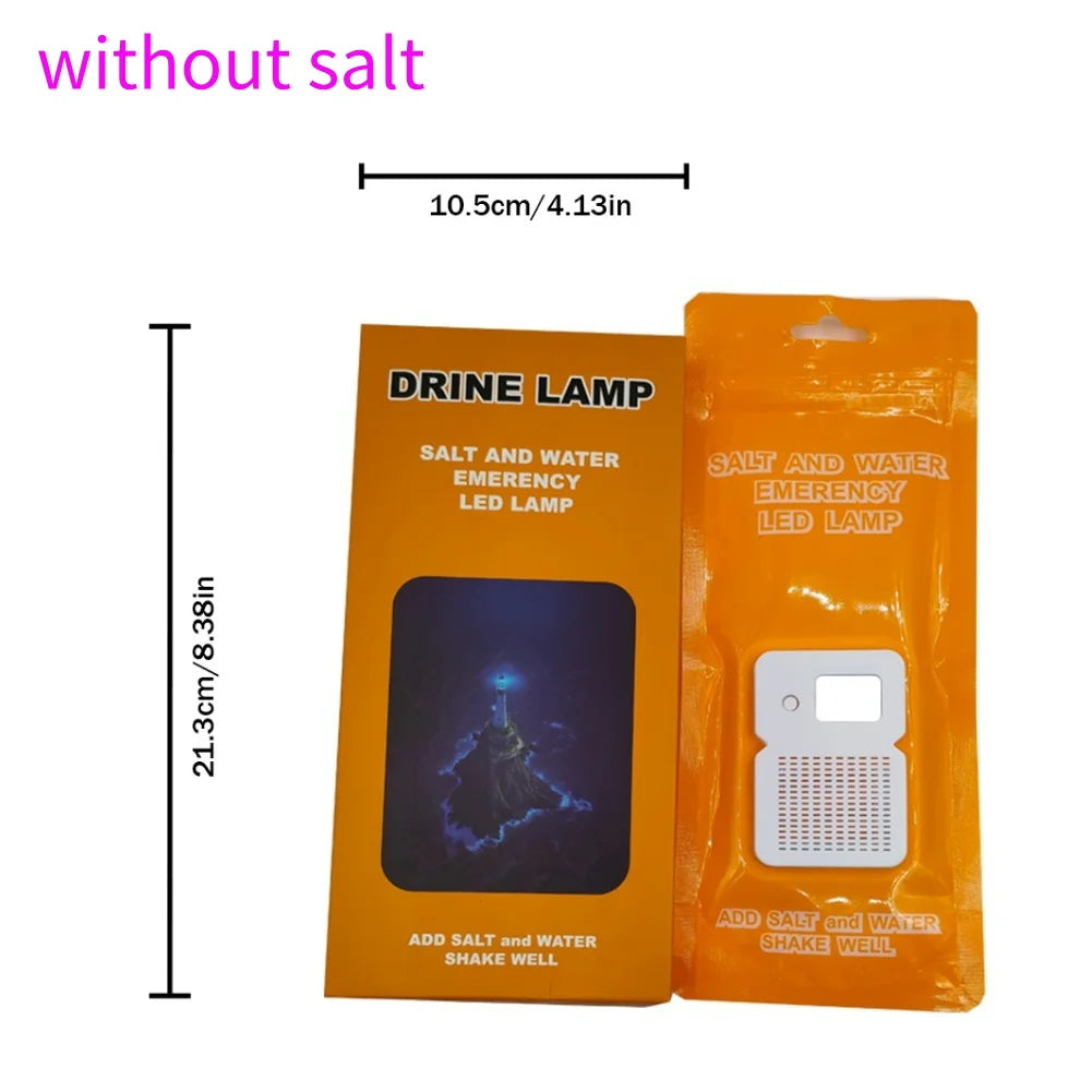 Salt Water Emergency Survival Lantern