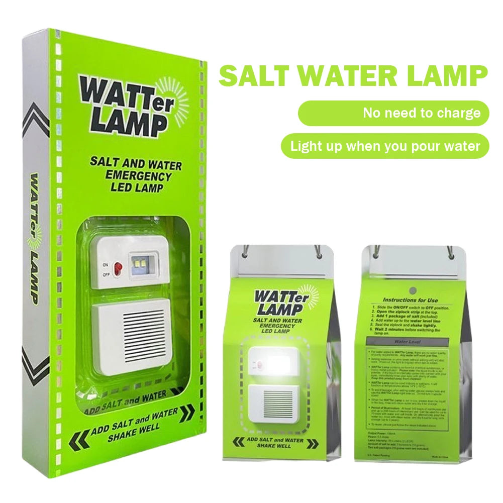Salt Water Emergency Survival Lantern